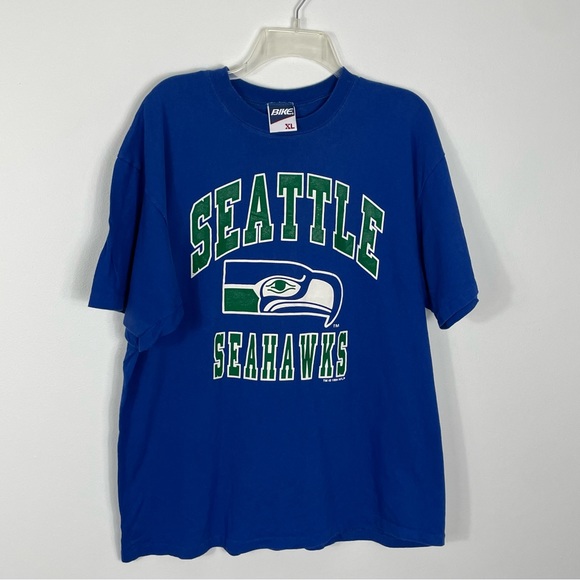 Vintage Other - Vintage Bike Single Stitch Seattle Seahawks Graphic Tee Shirt USA
